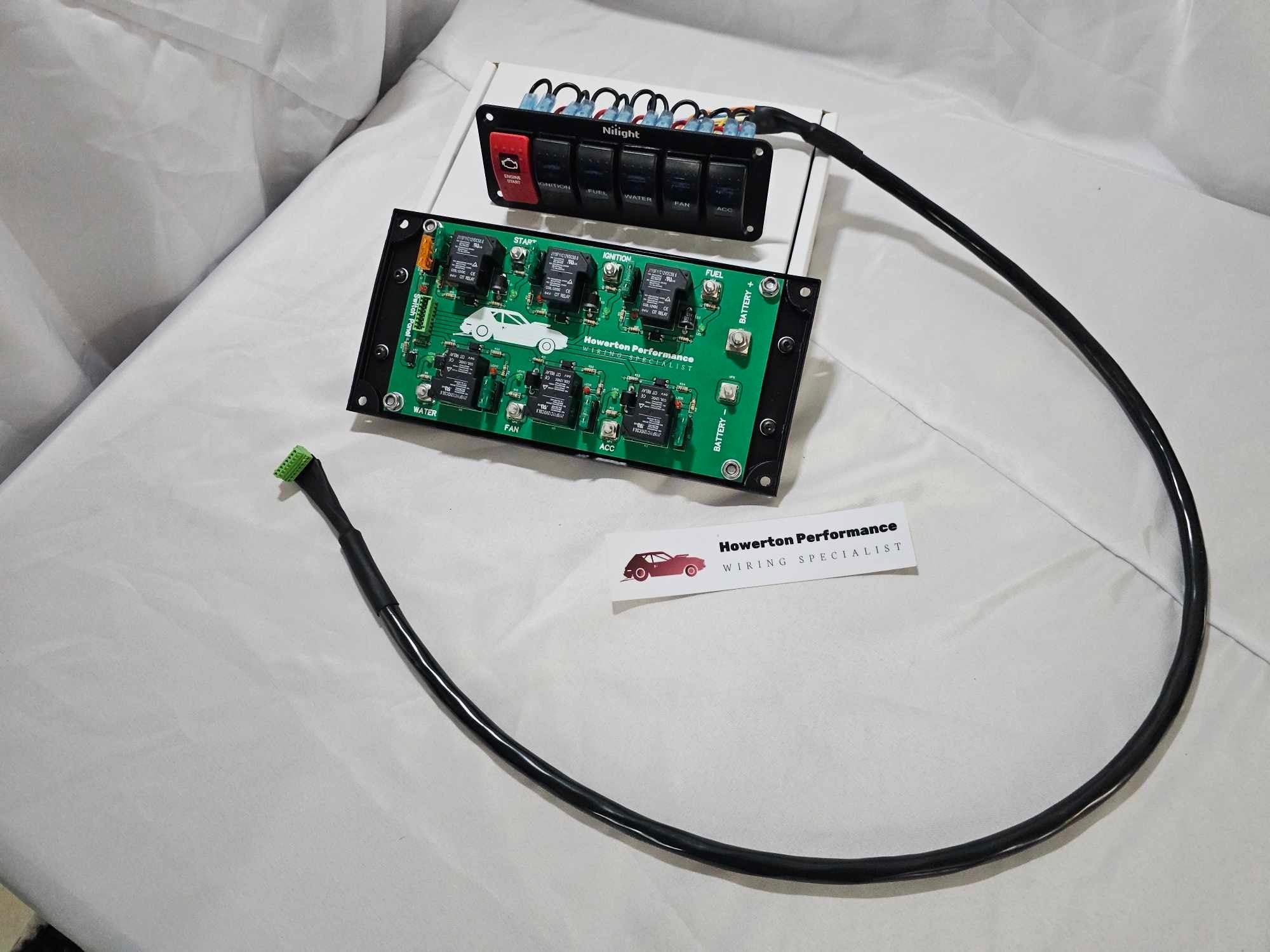 6 Relay Board and Switch panel for Racecar Howerton Performance